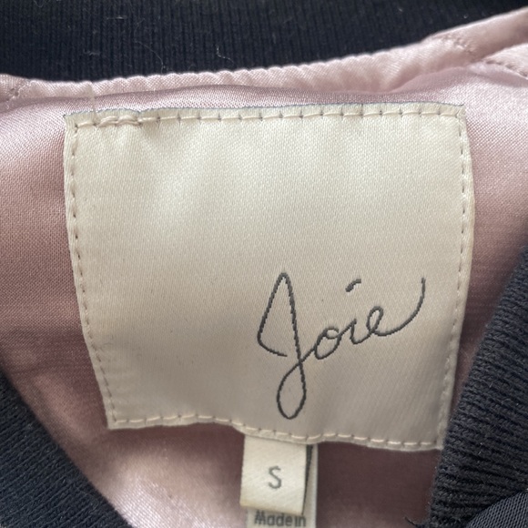 100% pure silk Joie bomber Jacket - Picture 5 of 6